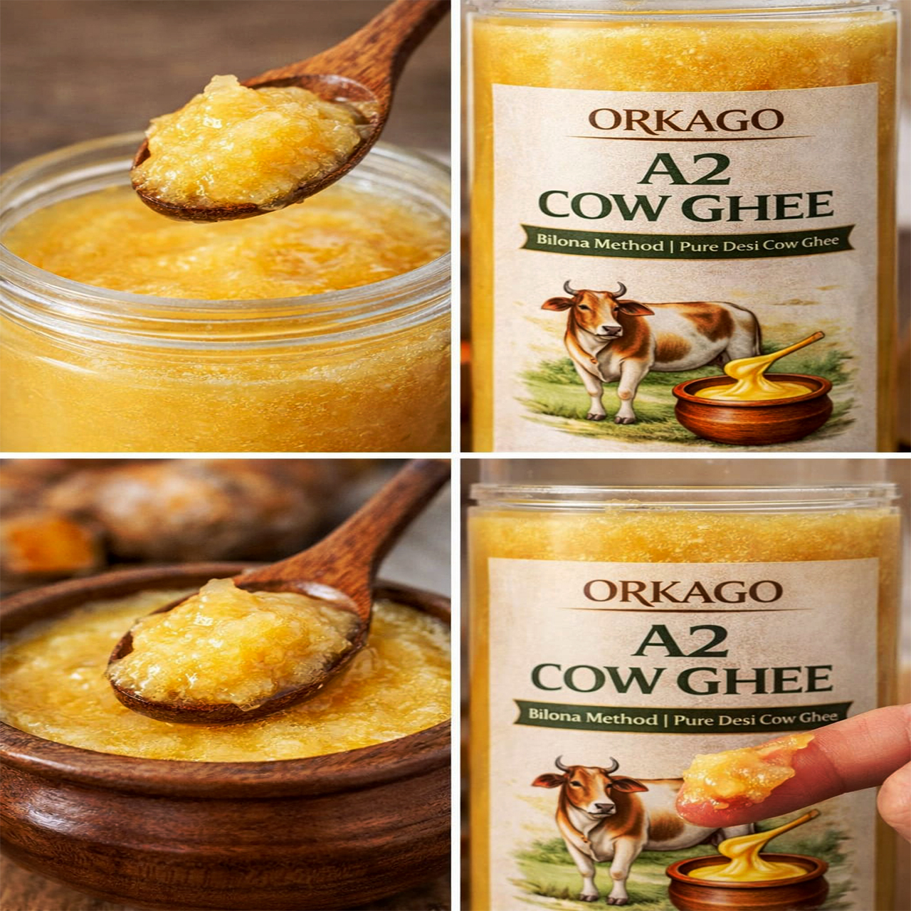 A2 COW GHEE ( 720ml.) - Image 5