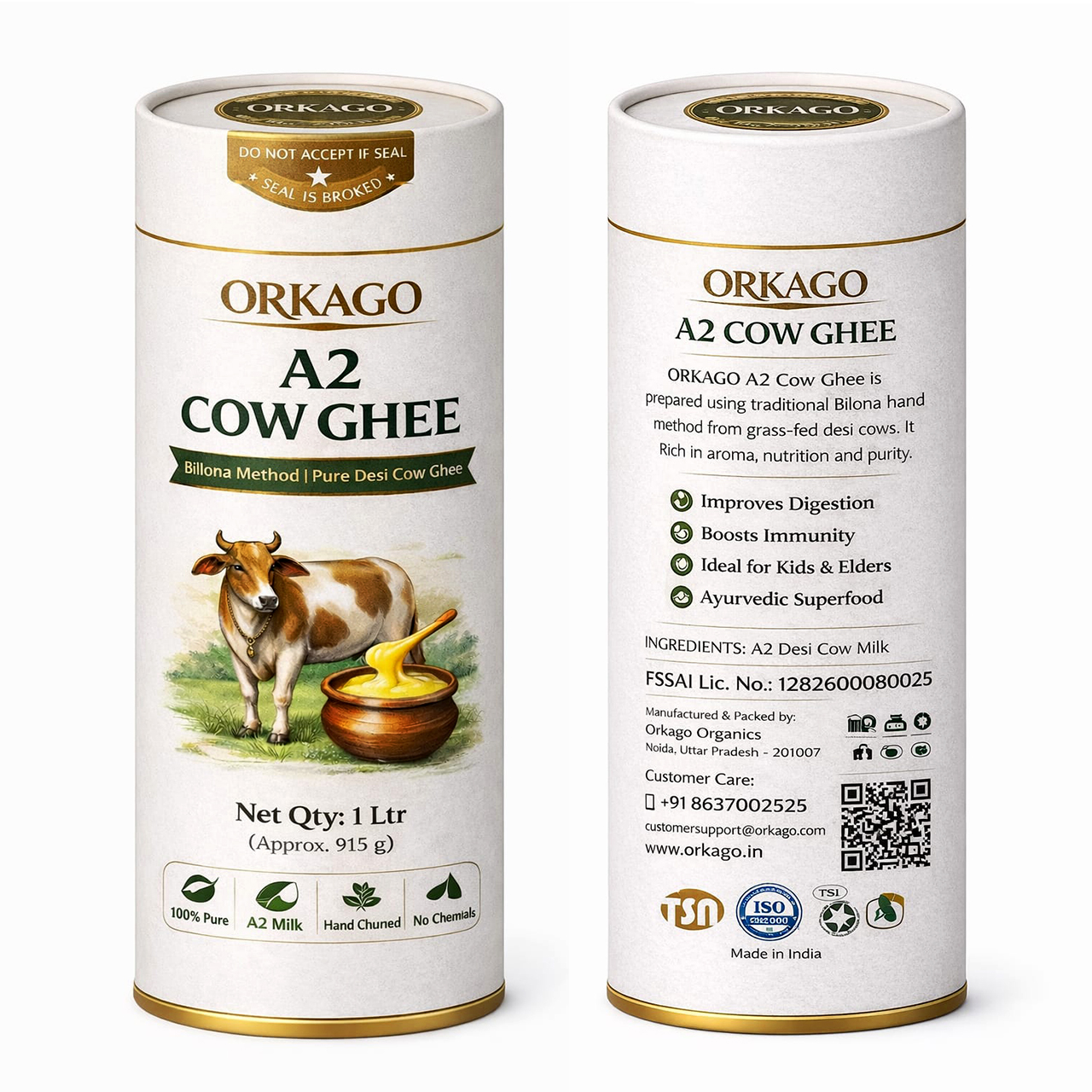 A2 COW GHEE ( 720ml.) - Image 3