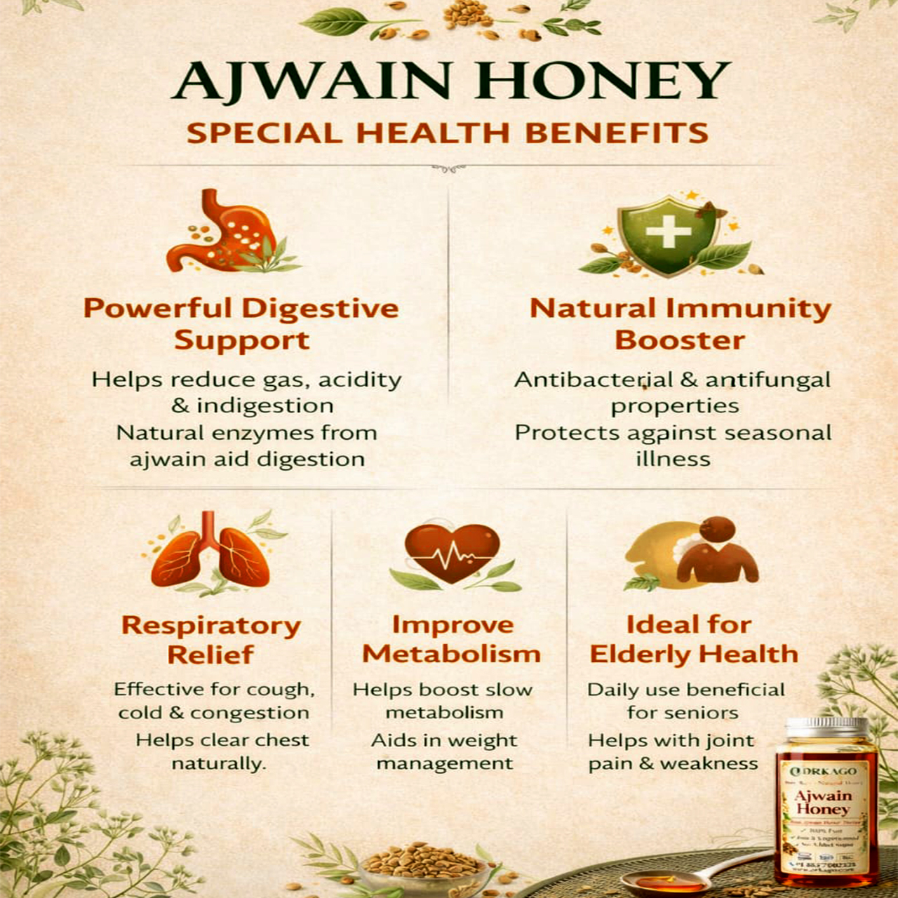 AJWAIN HONEY (1Kg.) - Image 4